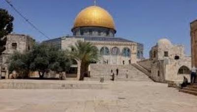 المؤتمر نت - استهداف 4 معالم في المسجد الأقصى